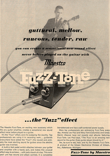 Old ad for the fuzztone