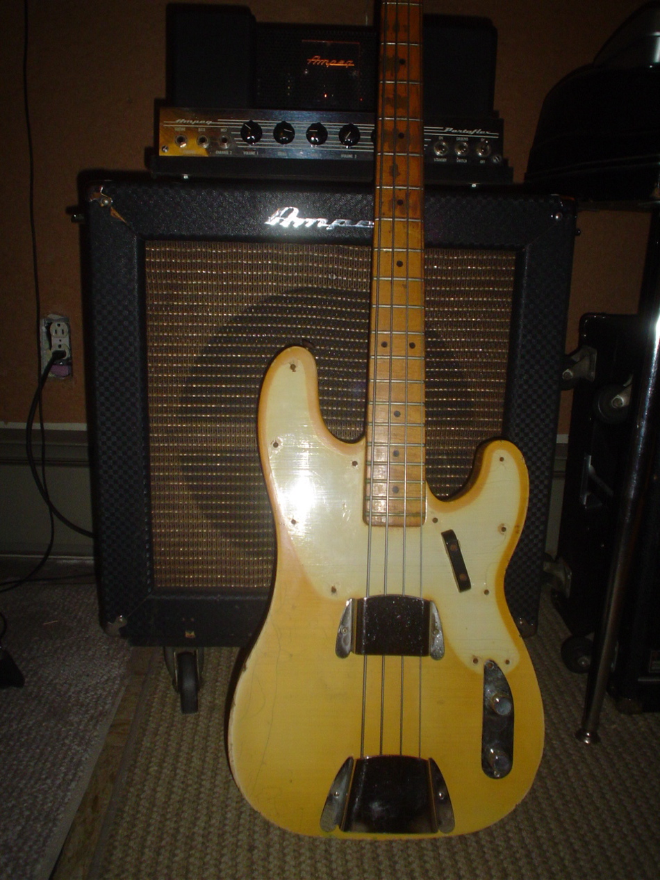 68' telecaster bass & B-15.JPG